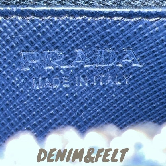 💙Prada Navy Blue Saffiano Leather Long Zip Around Wallet | PRELOVED!!💙 - Picture 9 of 9